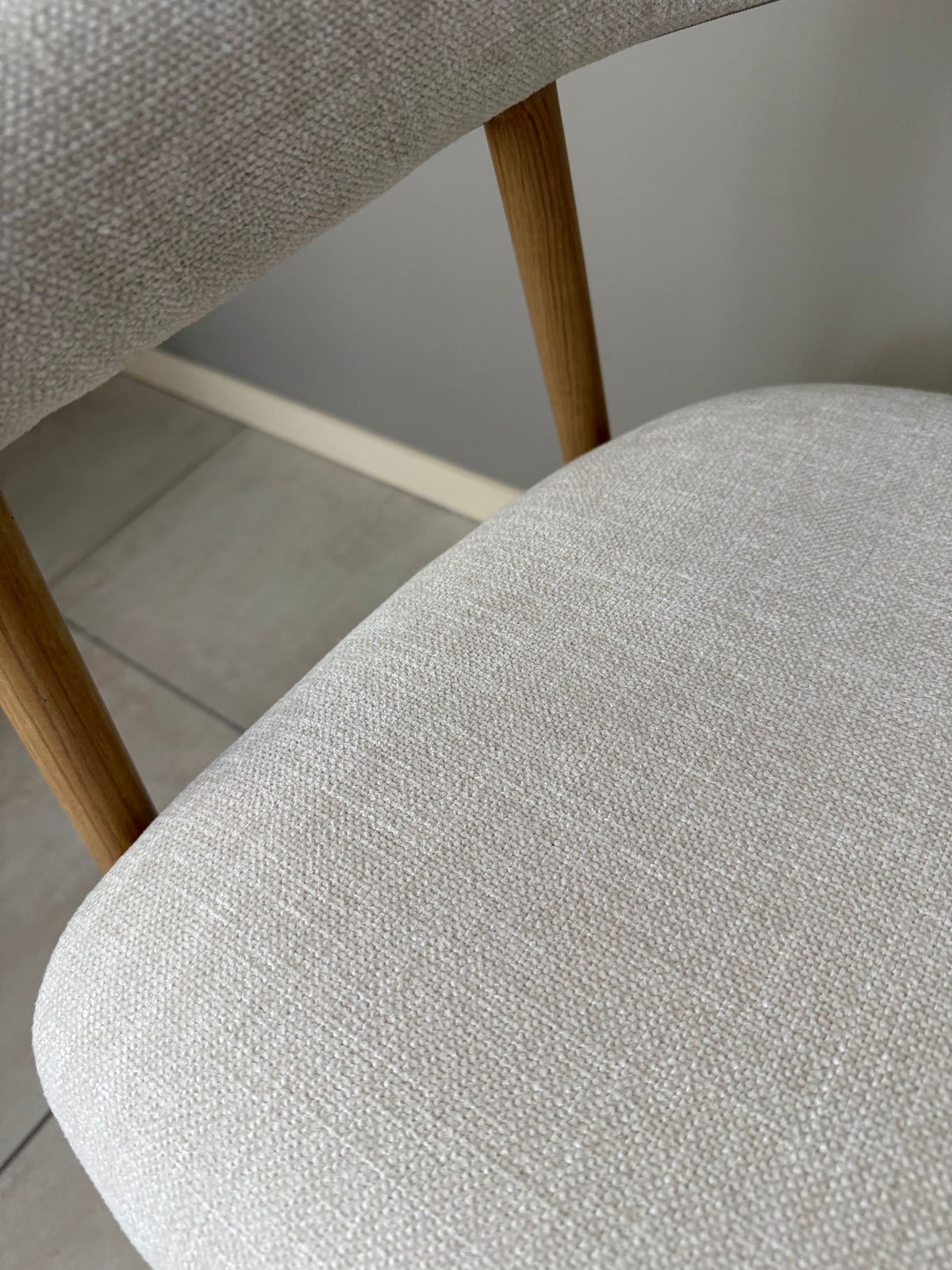 Eetkamerstoel Japandi - Beige Eiken