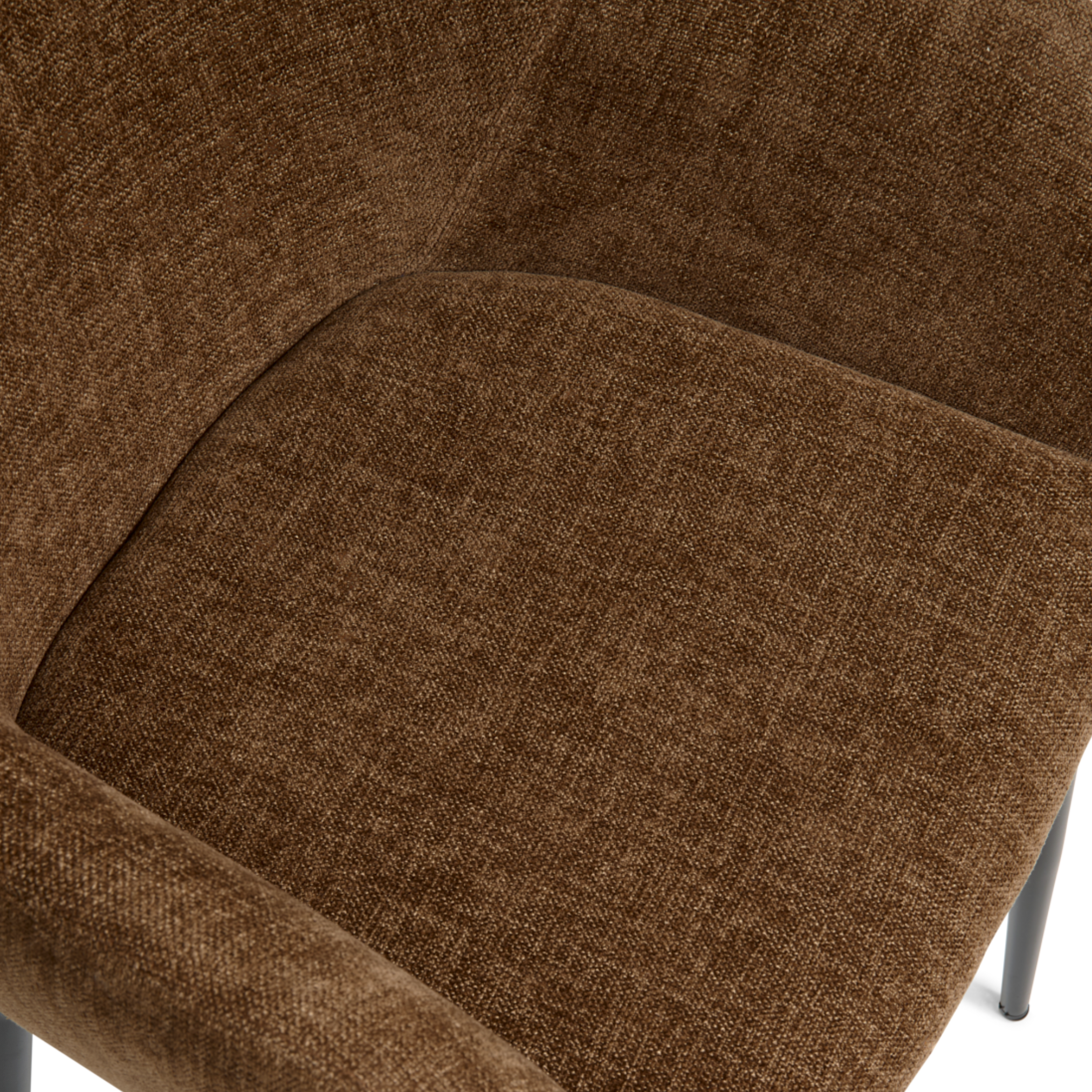 Eetkamerstoel Zara - Stof Choco