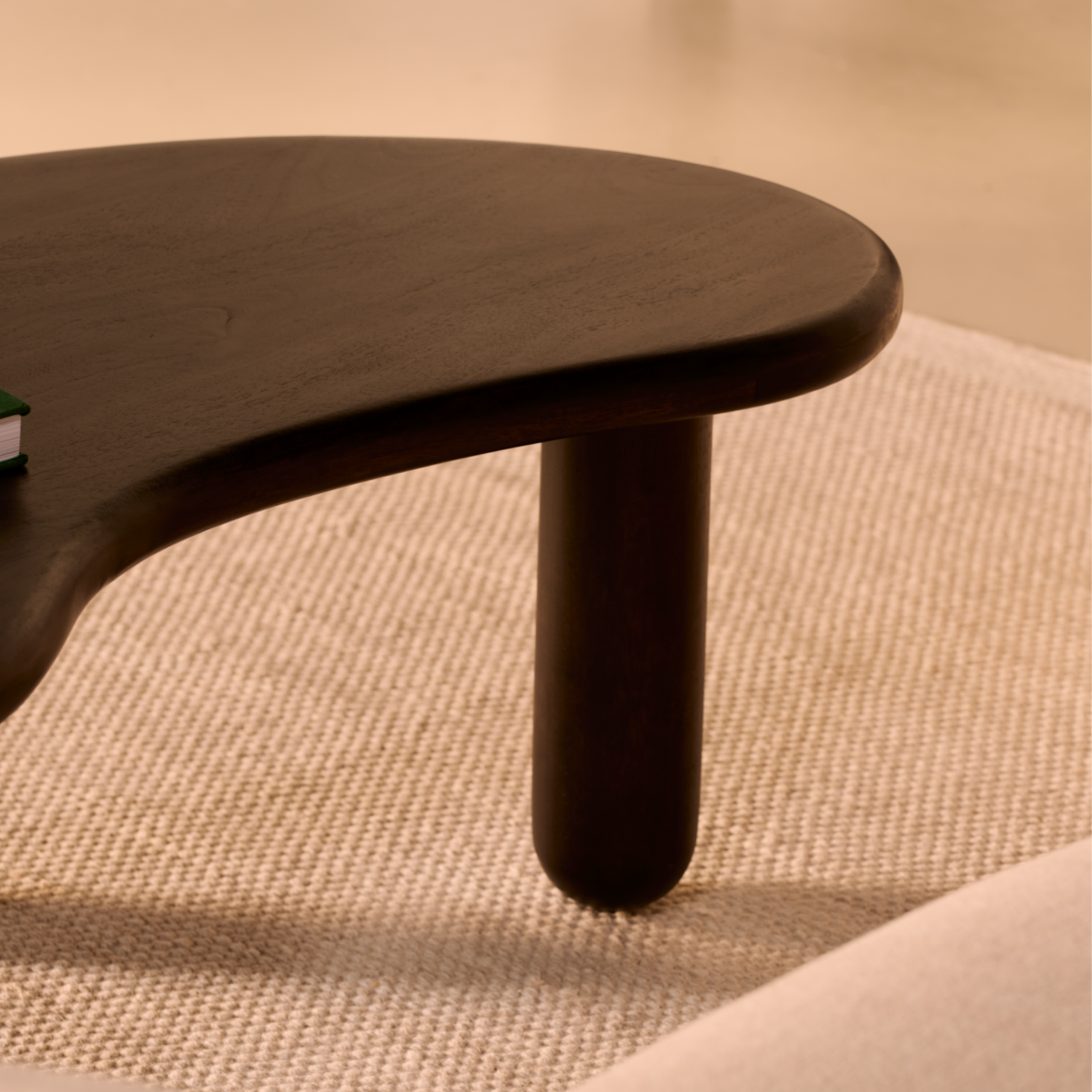 Salontafel Rondo – 110cm Donkerbruin