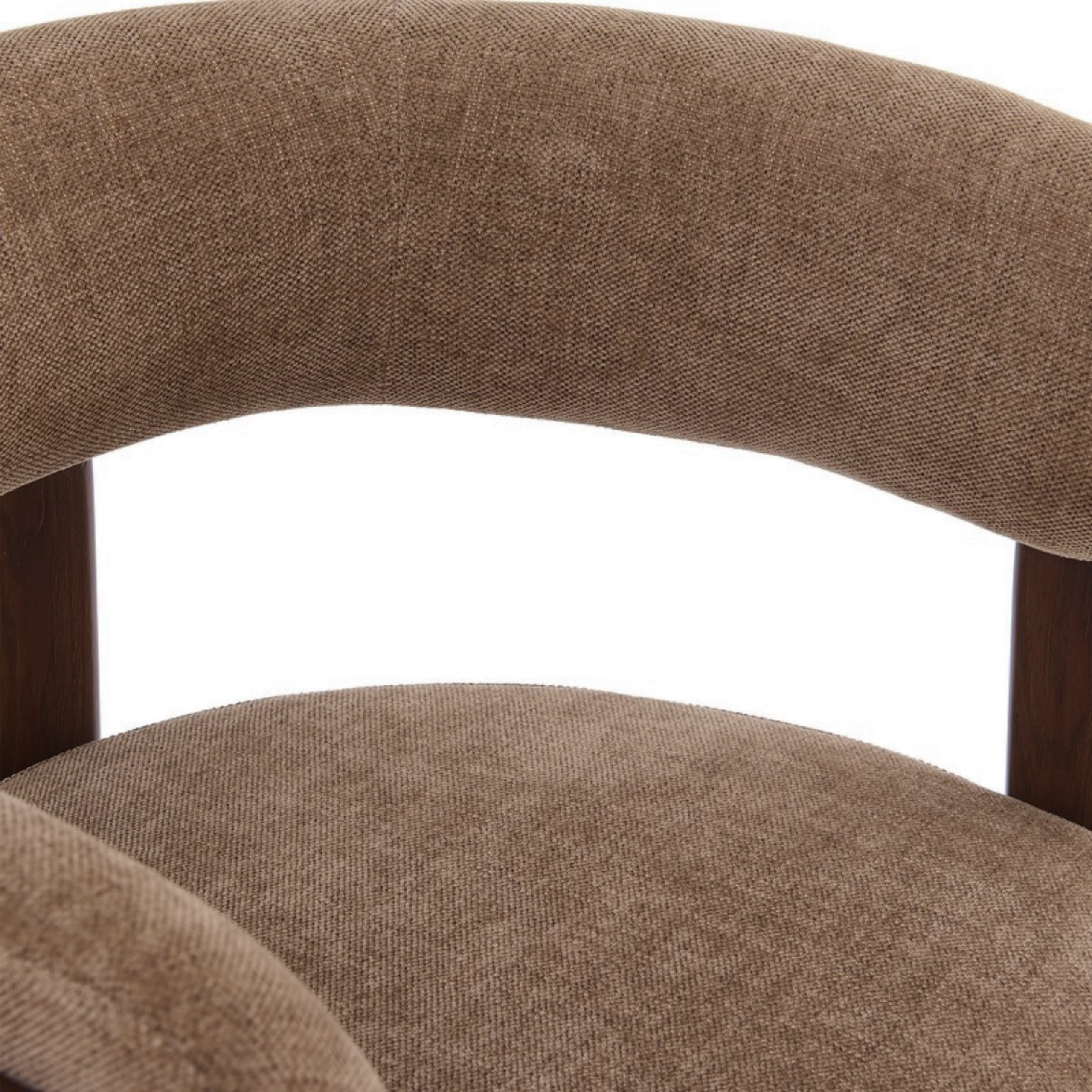 Eetkamerstoel Rose – Taupe met Armleuning