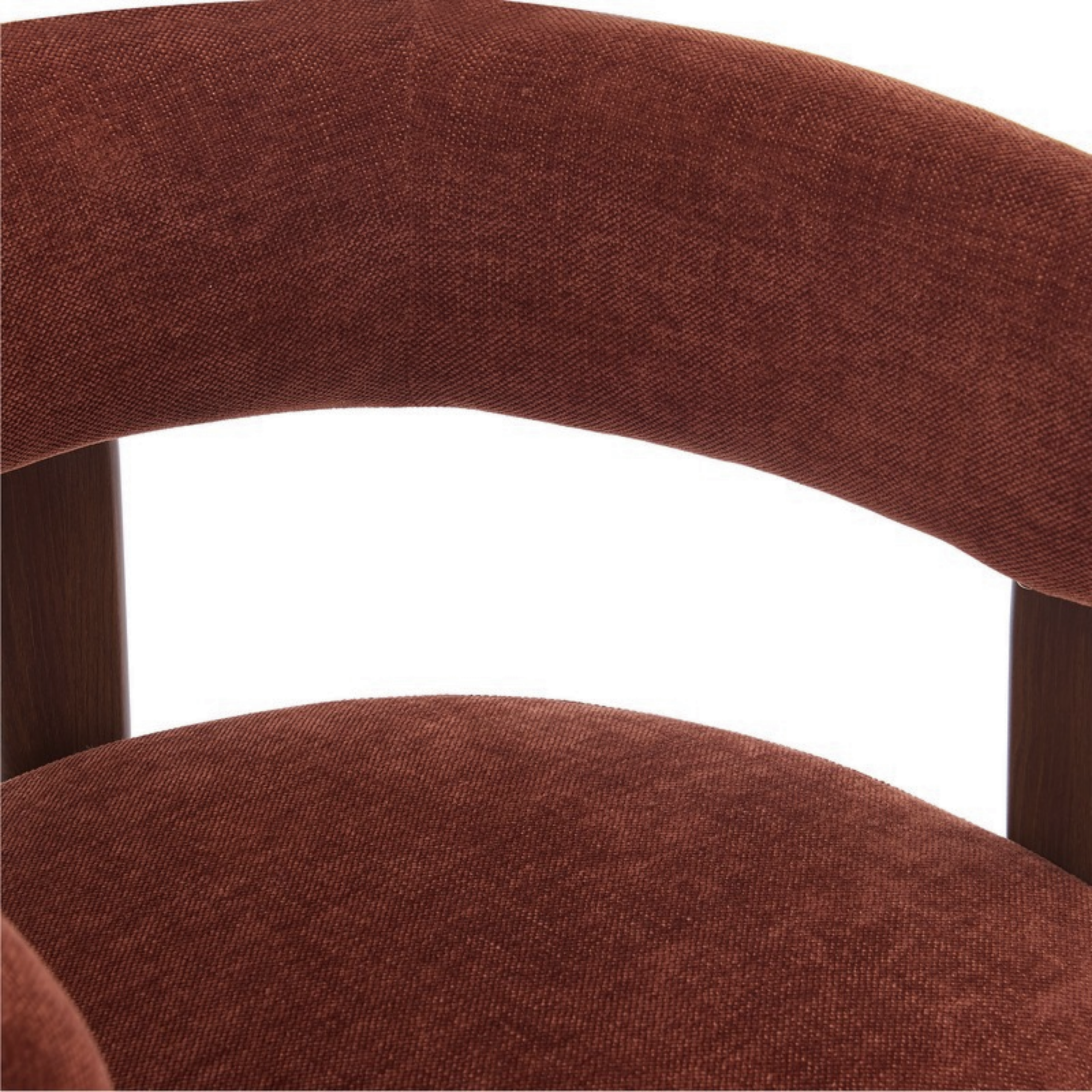 Barkruk Rose – Burgundy met Armleuning
