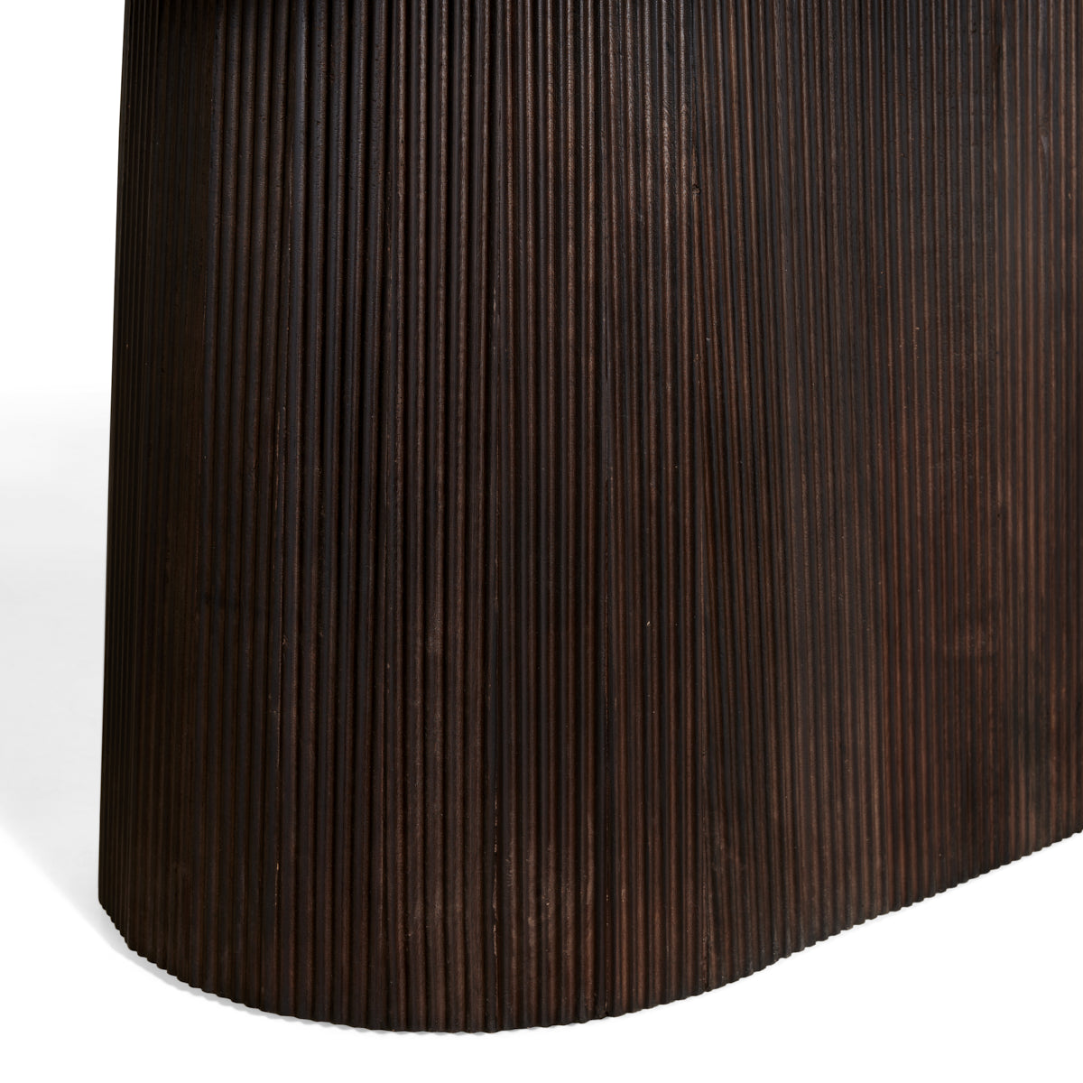Japandi Eettafel Ovaal - Bruin - 180cm
