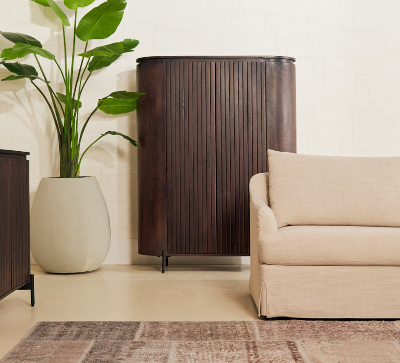 Japandi Wandkast - Bruin - 150cm