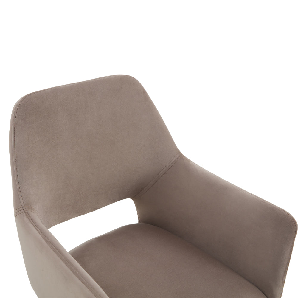 Eetkamerstoel Tess - Velvet Taupe