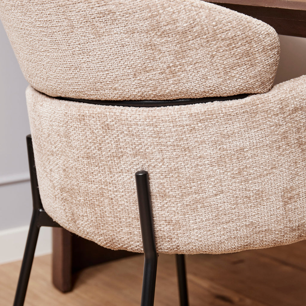 Eetkamerstoel Otis | Beige - Dbmeubels