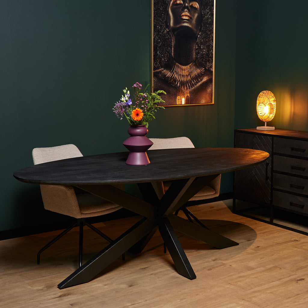 Eetkamertafel New York | Ovaal | 160 cm - Dbmeubels