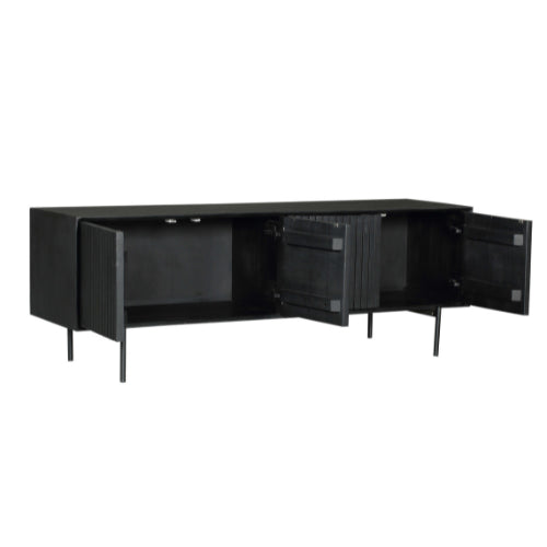 Tv meubel Madison Zwart | 165 cm