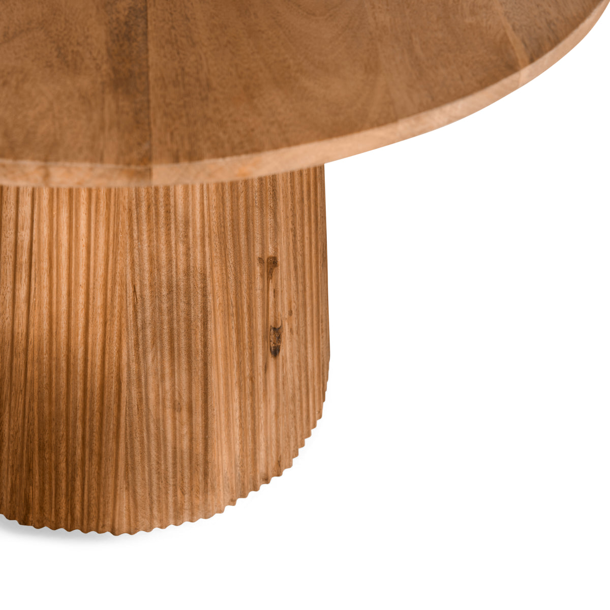 Japandi Salontafel - Lichtbruin - Ø60cm