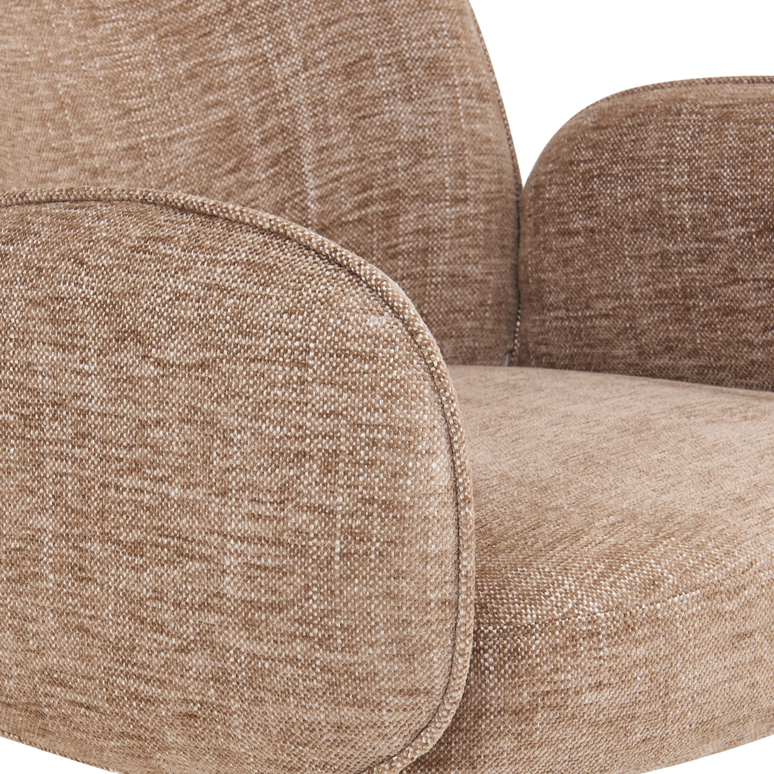 Eetkamerstoel Oslo – Taupe Armleuning