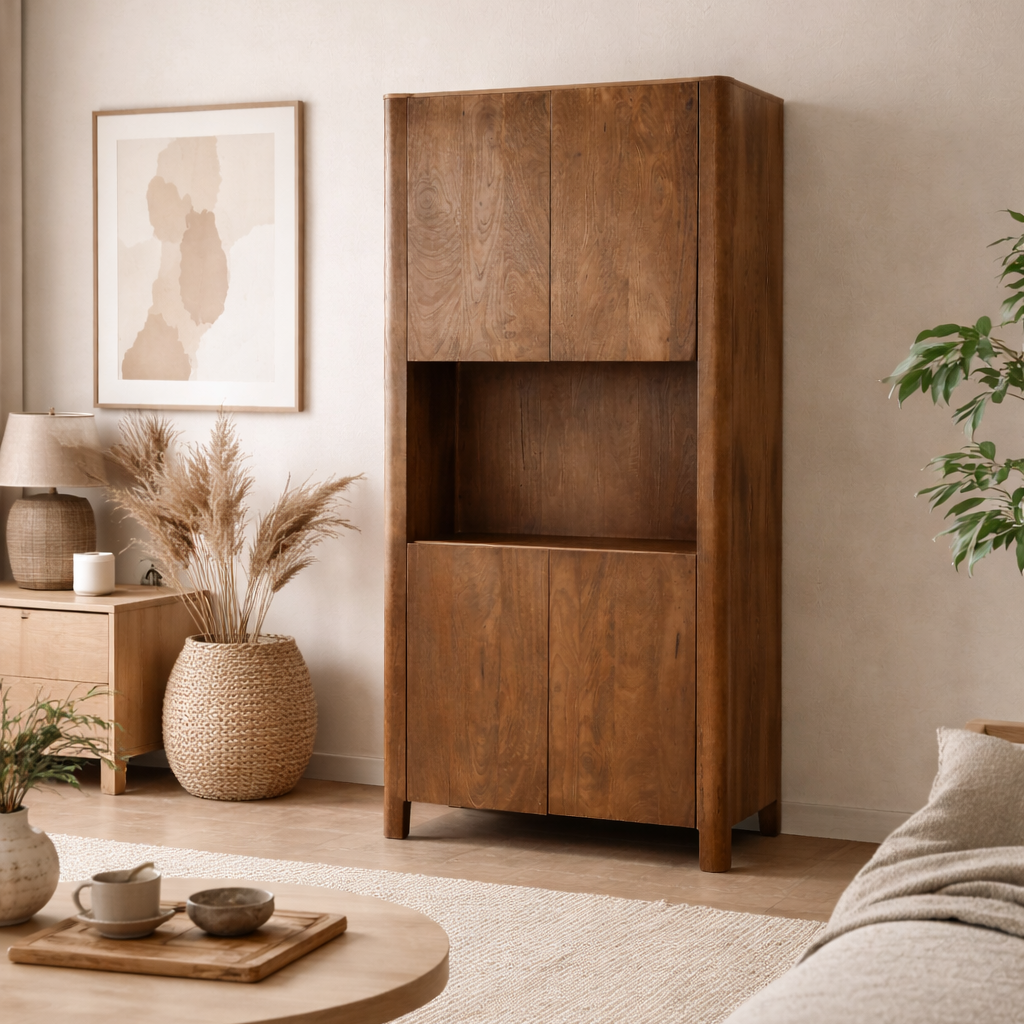 Wandkast Nova – Bruin - Marmer 180cm