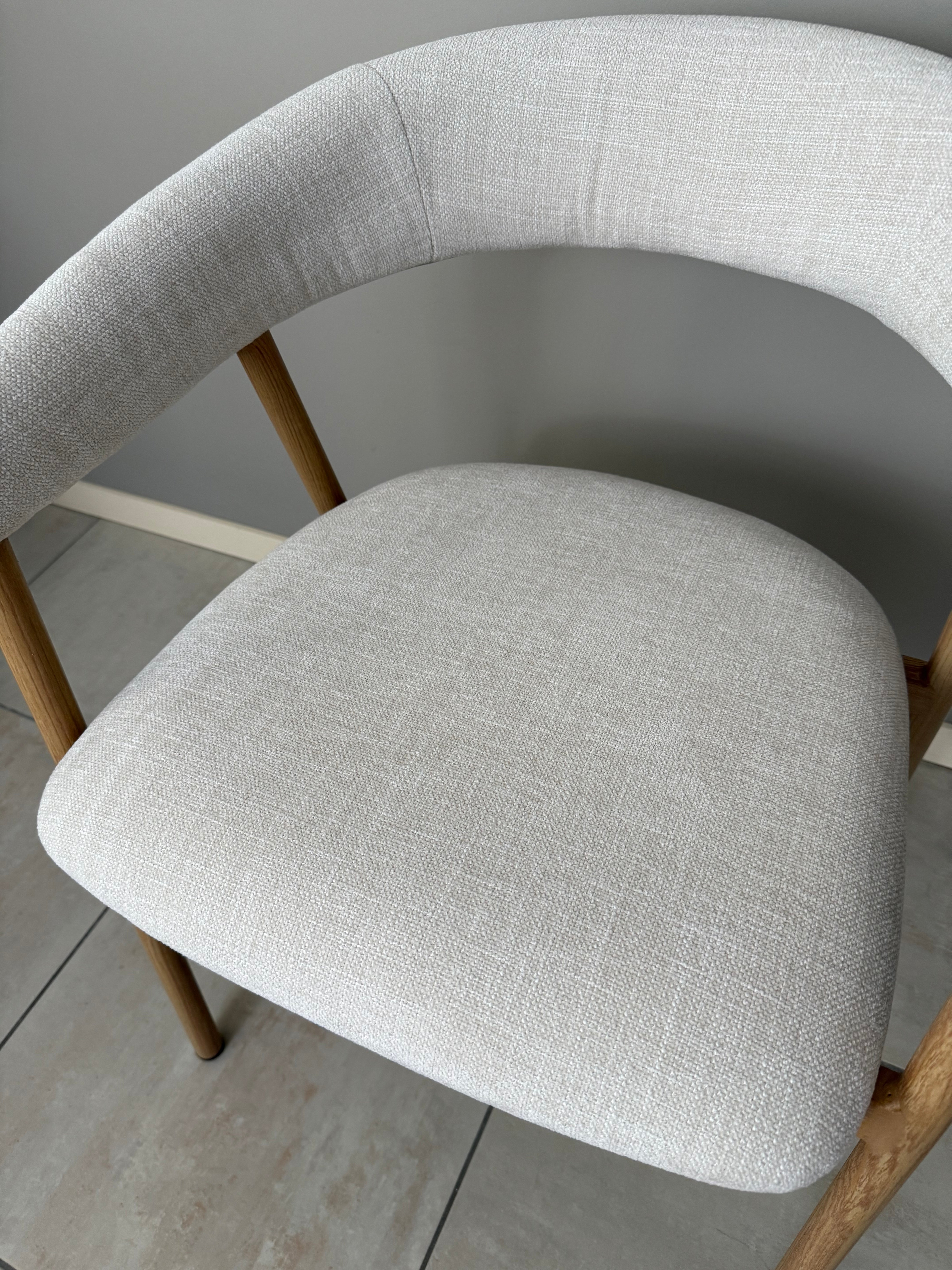 Eetkamerstoel Japandi - Beige Eiken