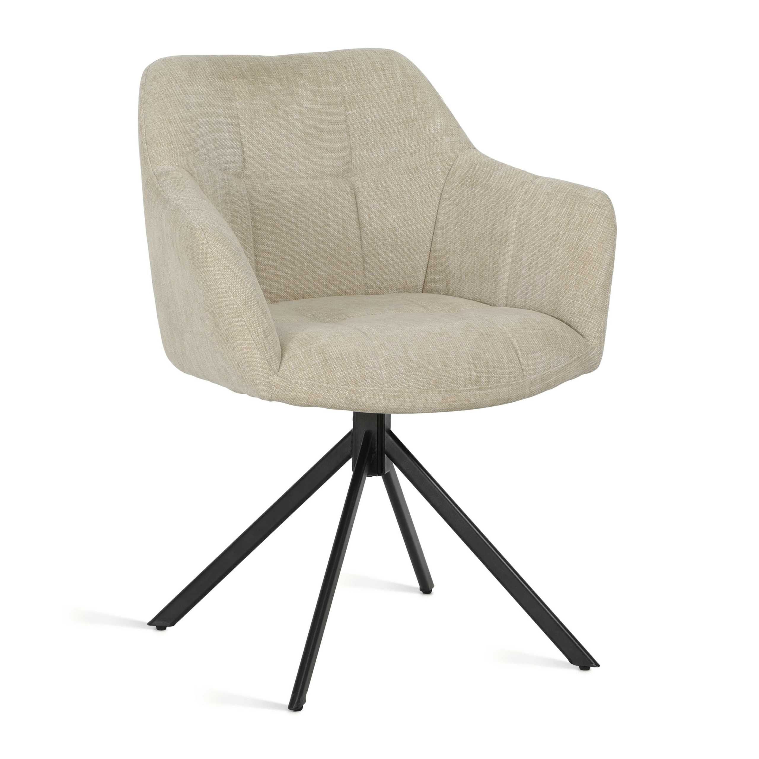 Eetkamerstoel Kiki - Stof Zand