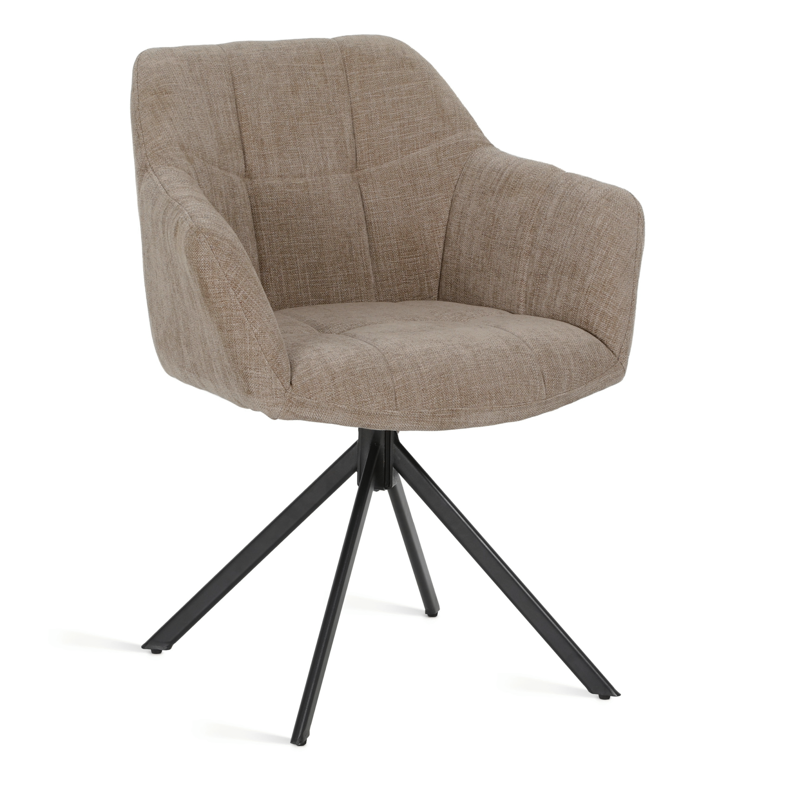 Eetkamerstoel Kiki - Stof Taupe