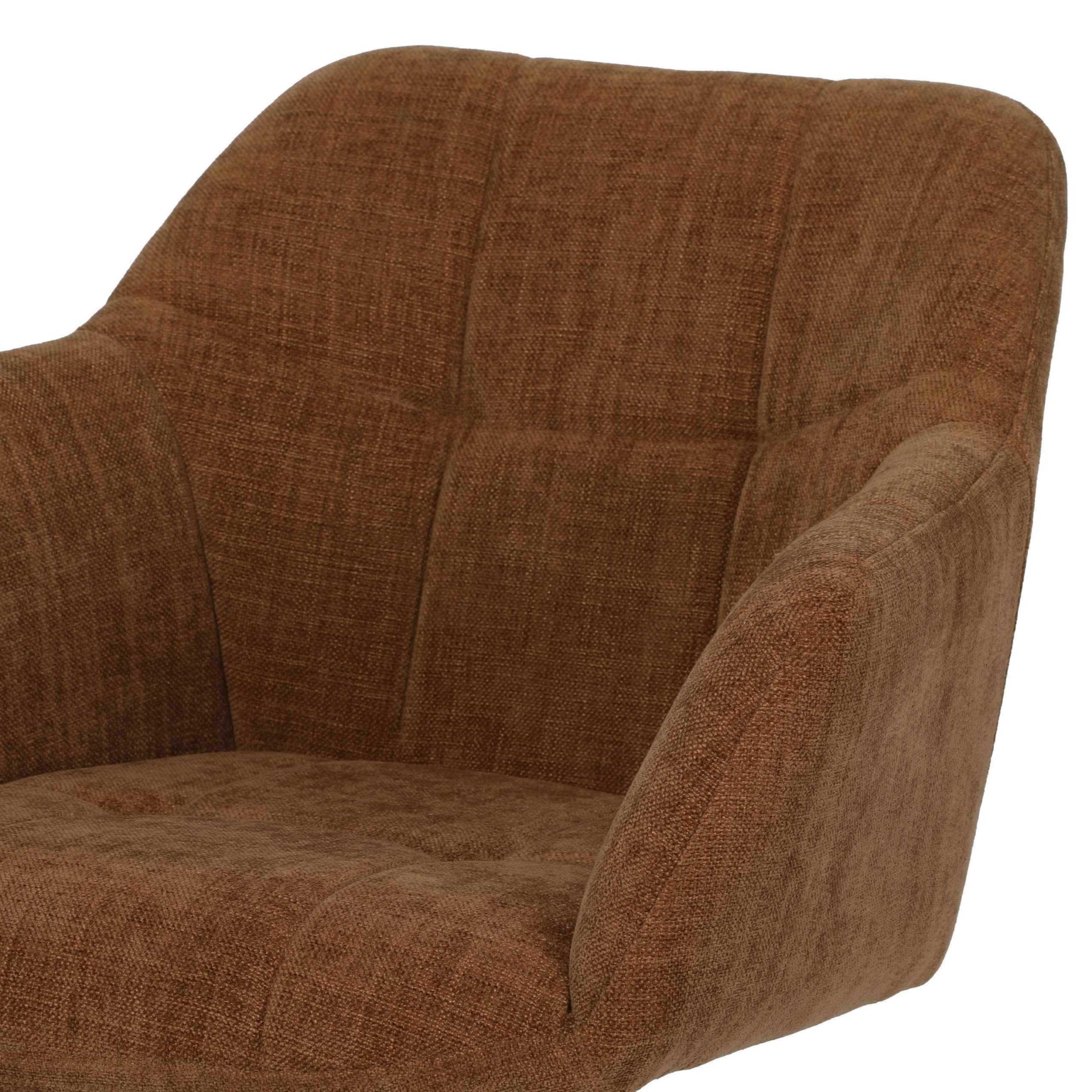 Eetkamerstoel Kiki - Stof Choco