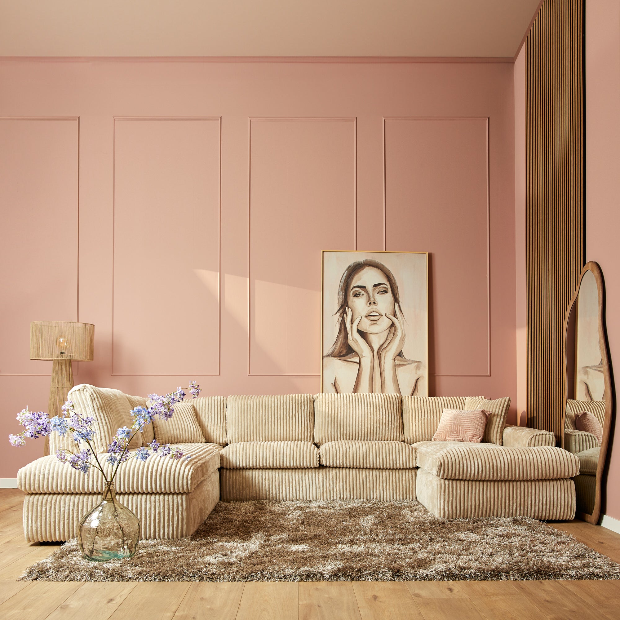 MijnSofa Teddy U-bank | direct beschikbaar