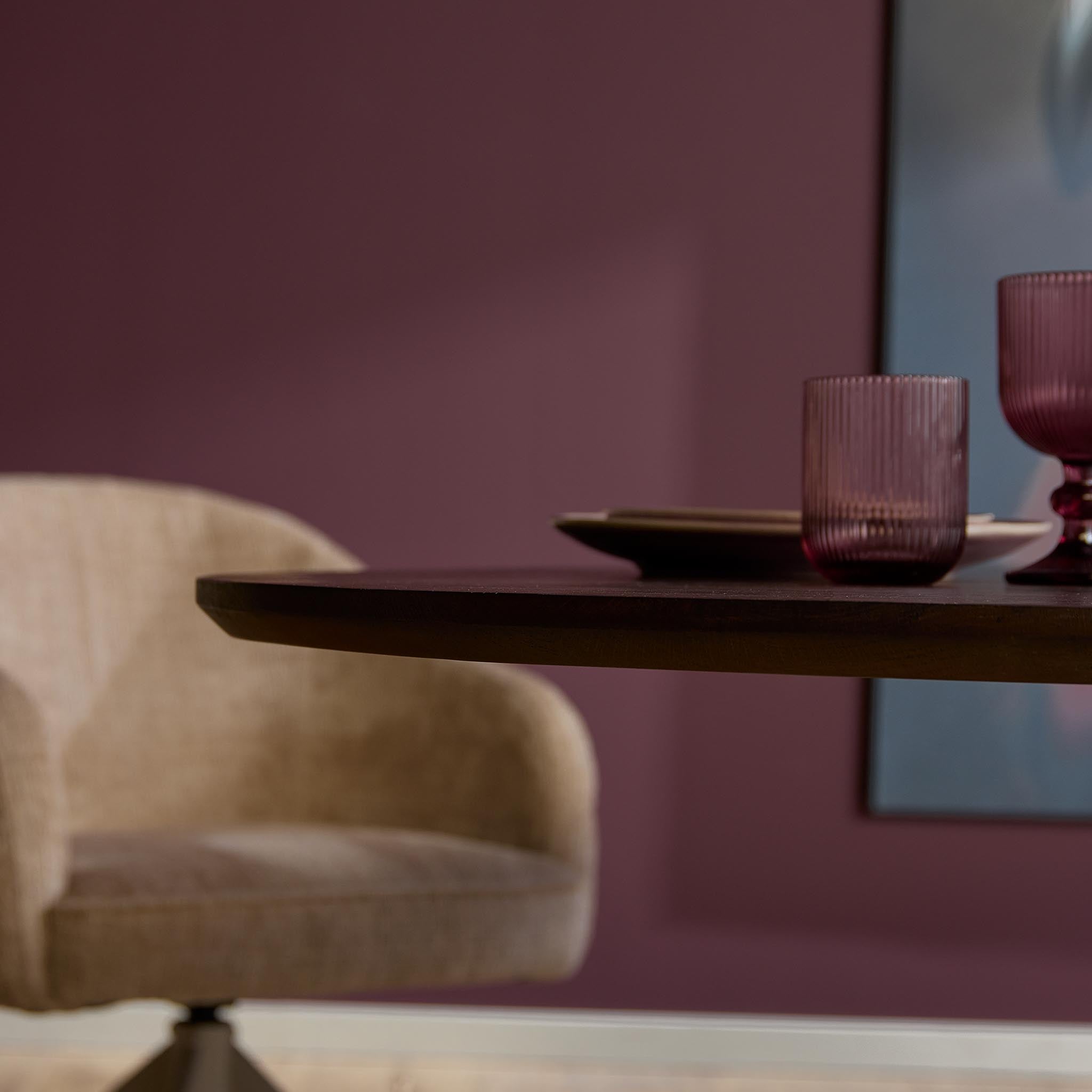 Organische eettafel Cloud Bruin Eikenhout 210 cm