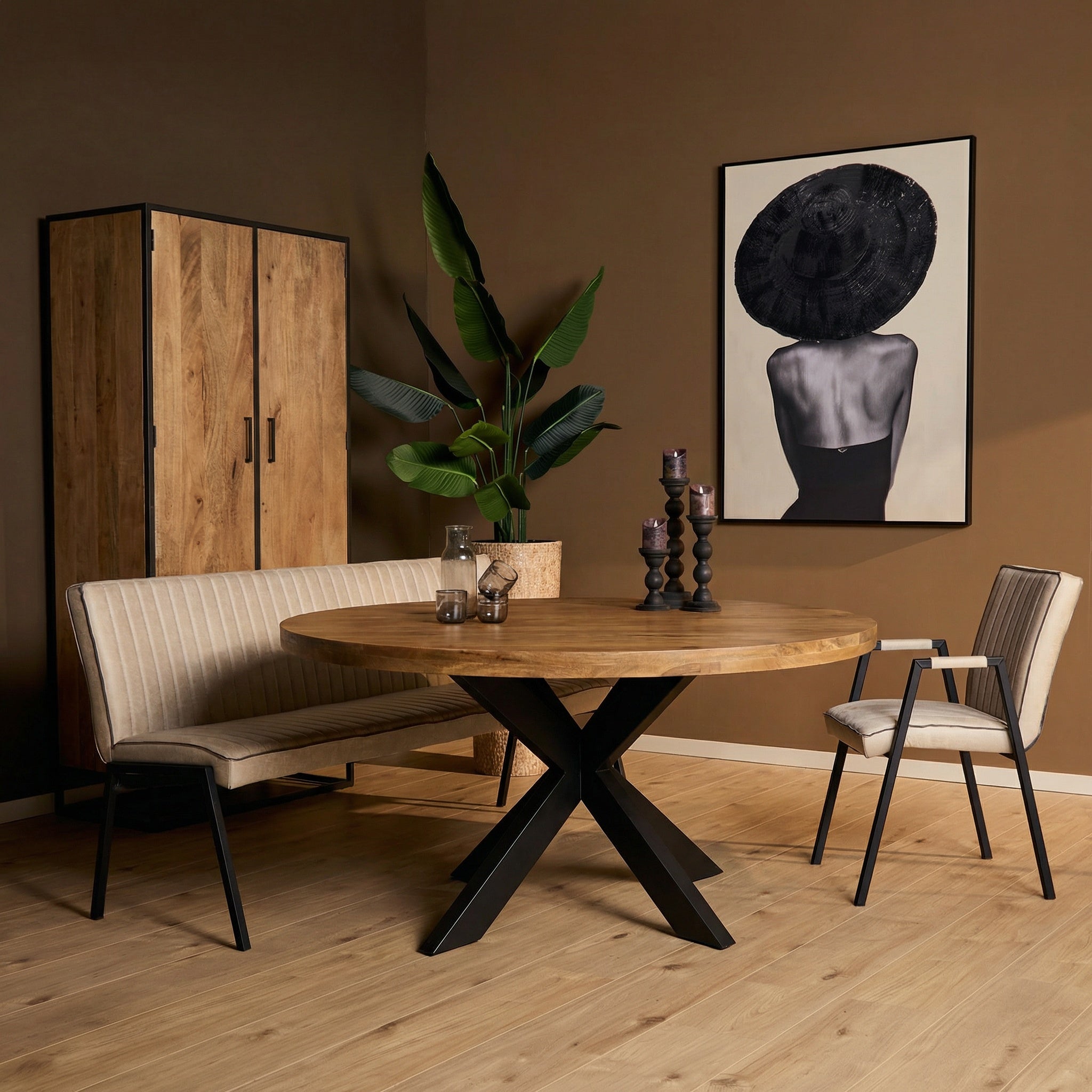 Eettafel Dakota | 120 cm | Rond