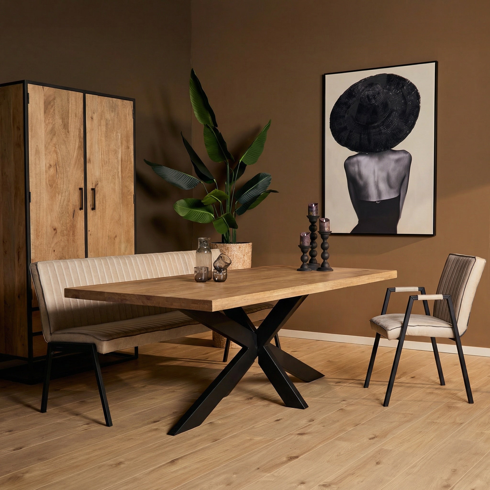 Eettafel Dakota | 160 cm | Rechthoek