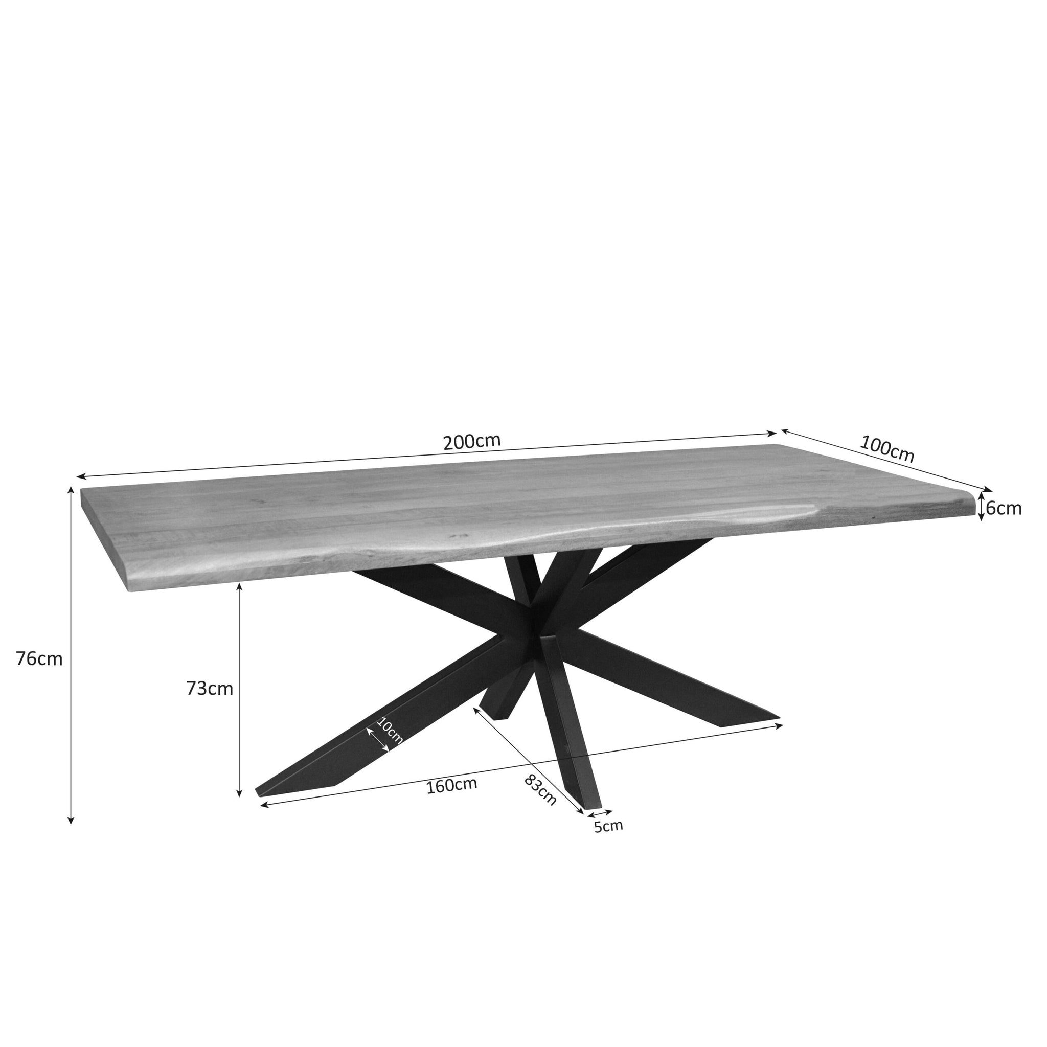 Boomstamtafel Dakota | 200 cm