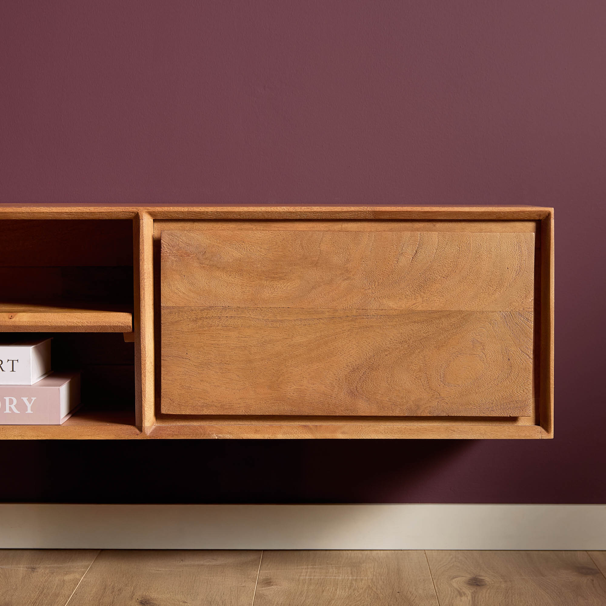 Zwevend tv-meubel Ambiance Naturel | 160 cm