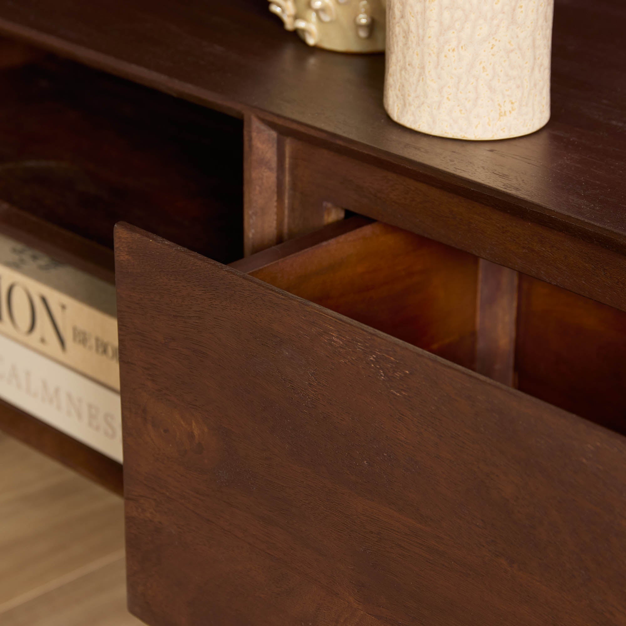 Zwevend tv meubel Ambiance Bruin | 240 cm