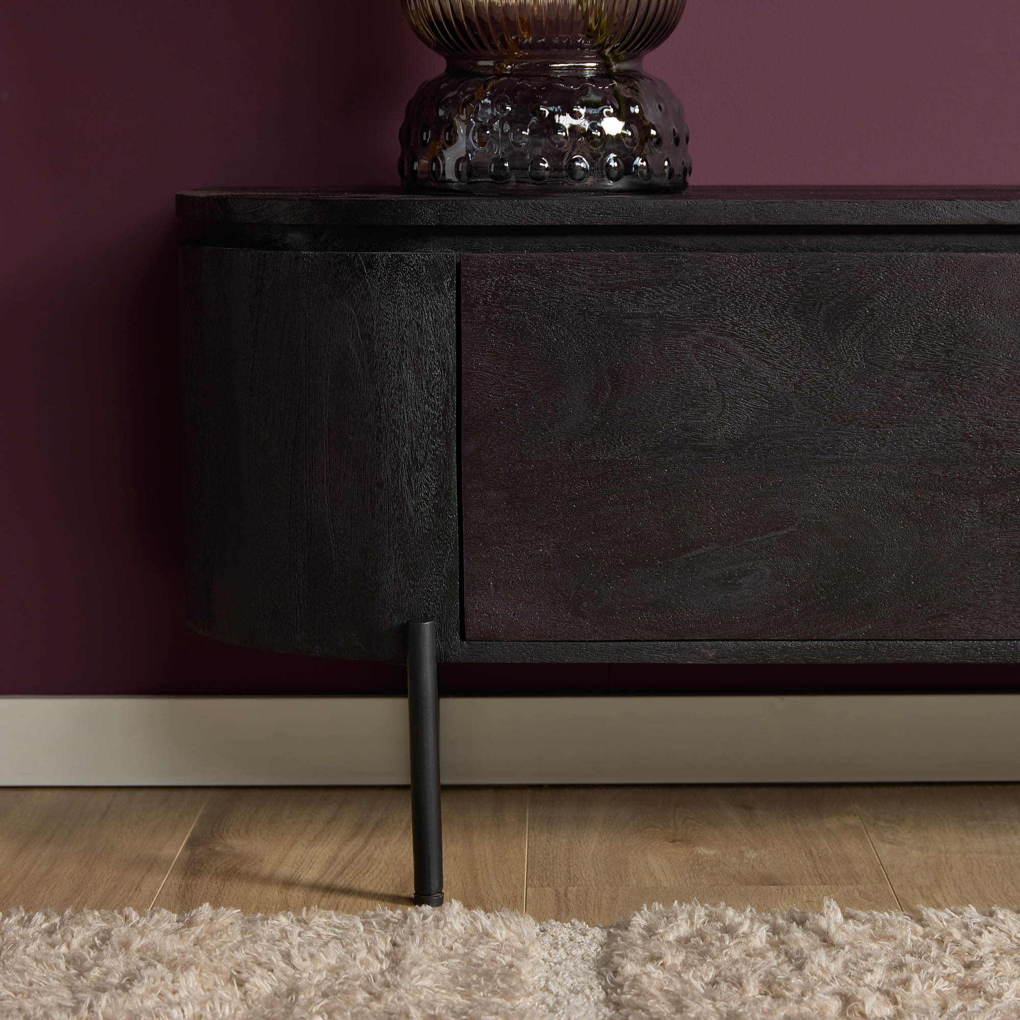 Tv-meubel Excellent Zwart | 240 cm