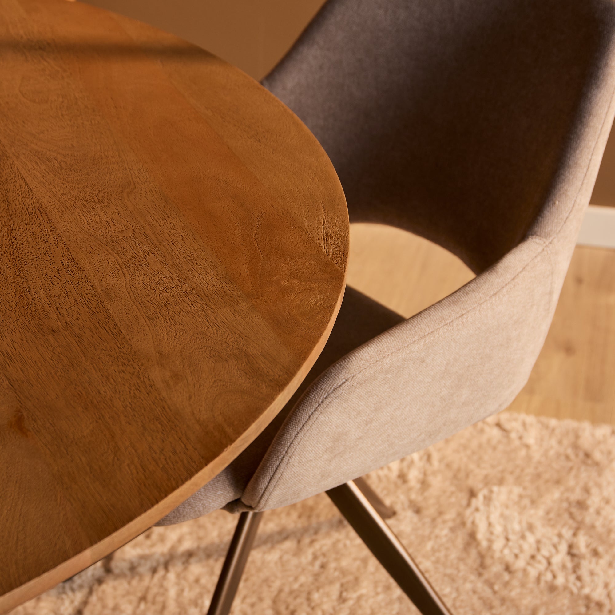 Eettafel Solana | 130 cm | Naturel