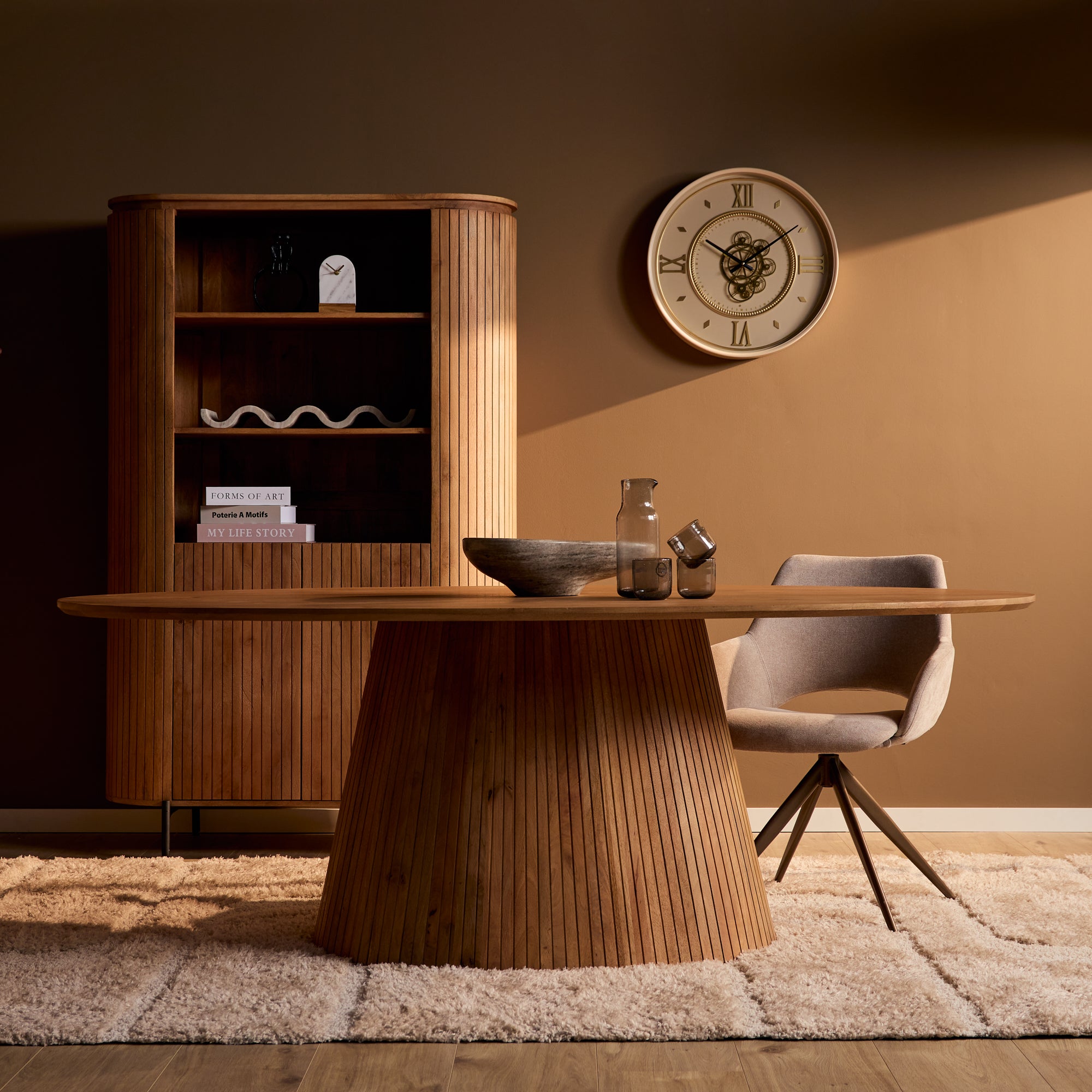 Eettafel Solana | 210 cm | Naturel | Ovaal