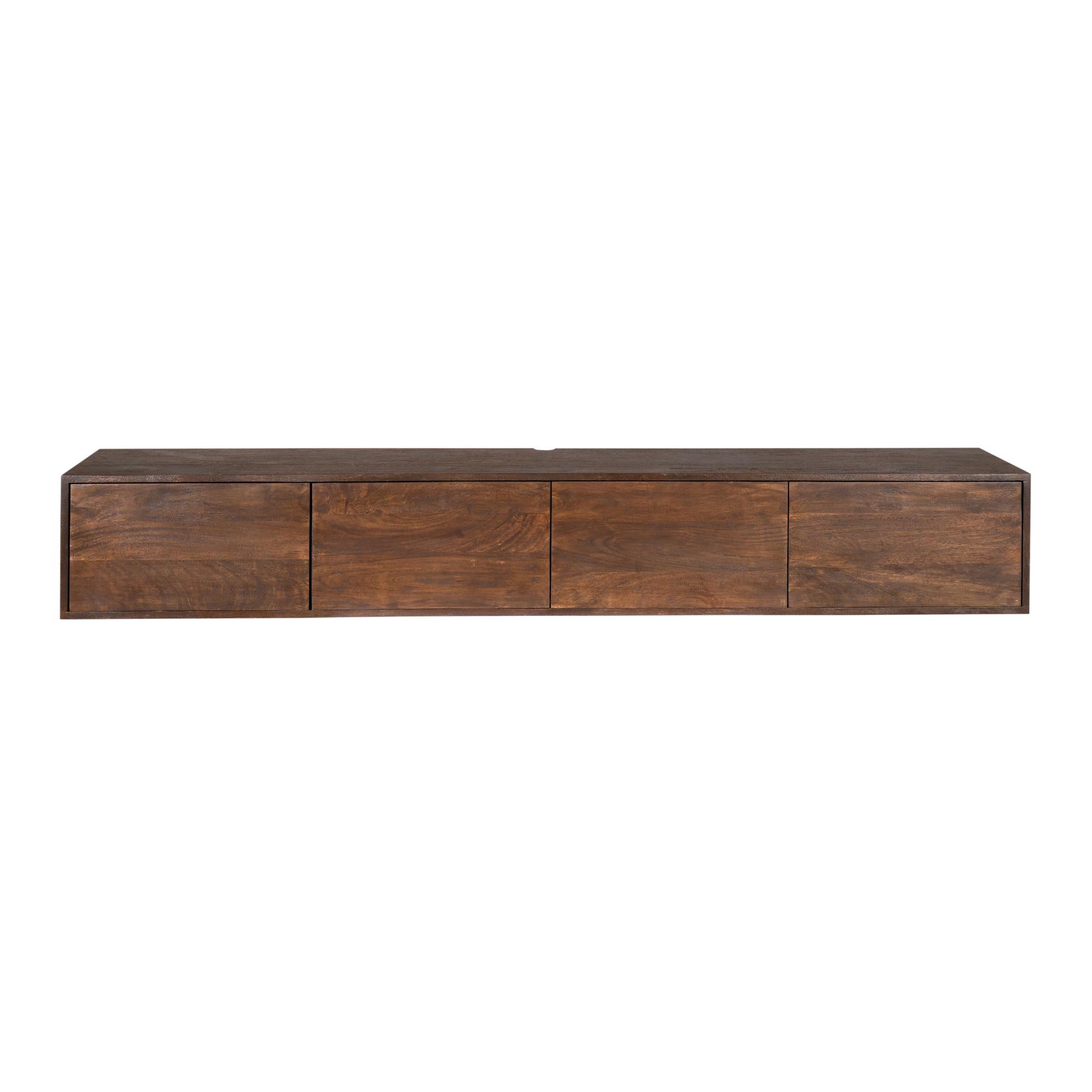 Zwevend tv meubel Vision Brown | 200 cm