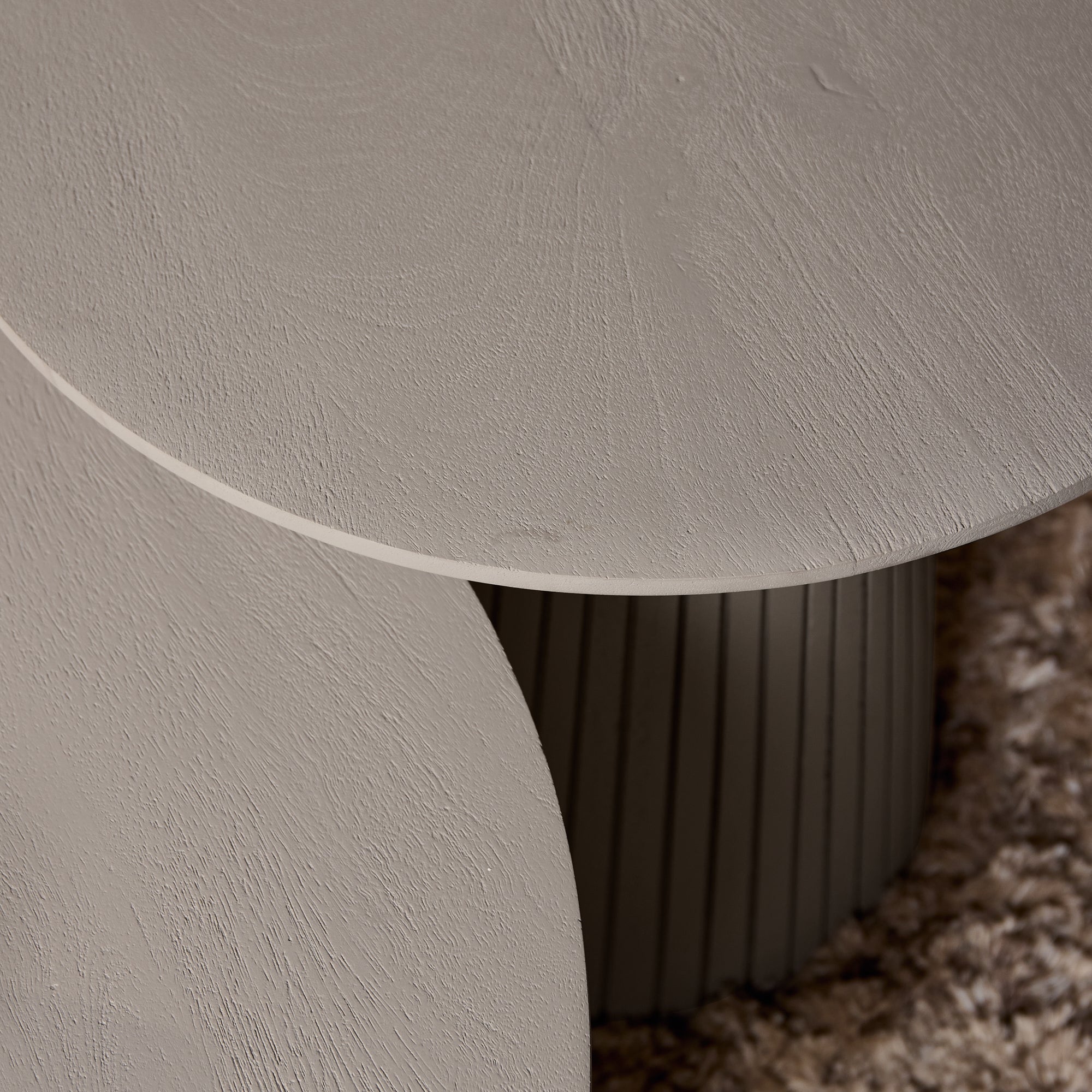 Salontafel Solana | 80 cm | Taupe