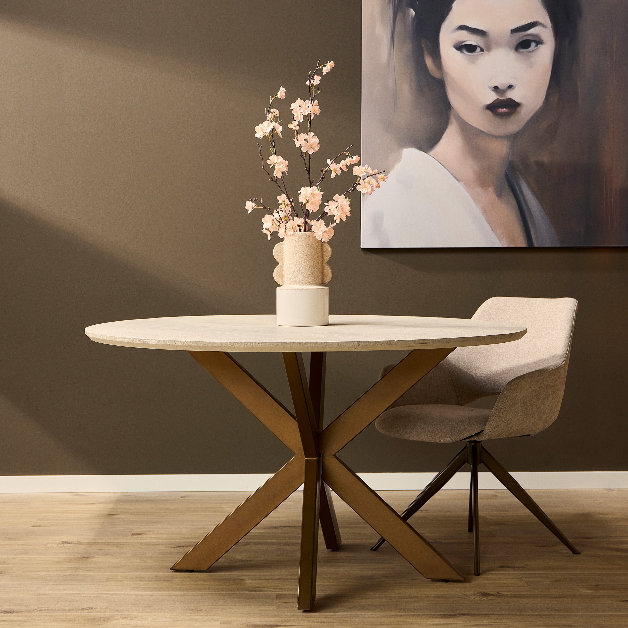 Eettafel Madison Sand | 110 cm