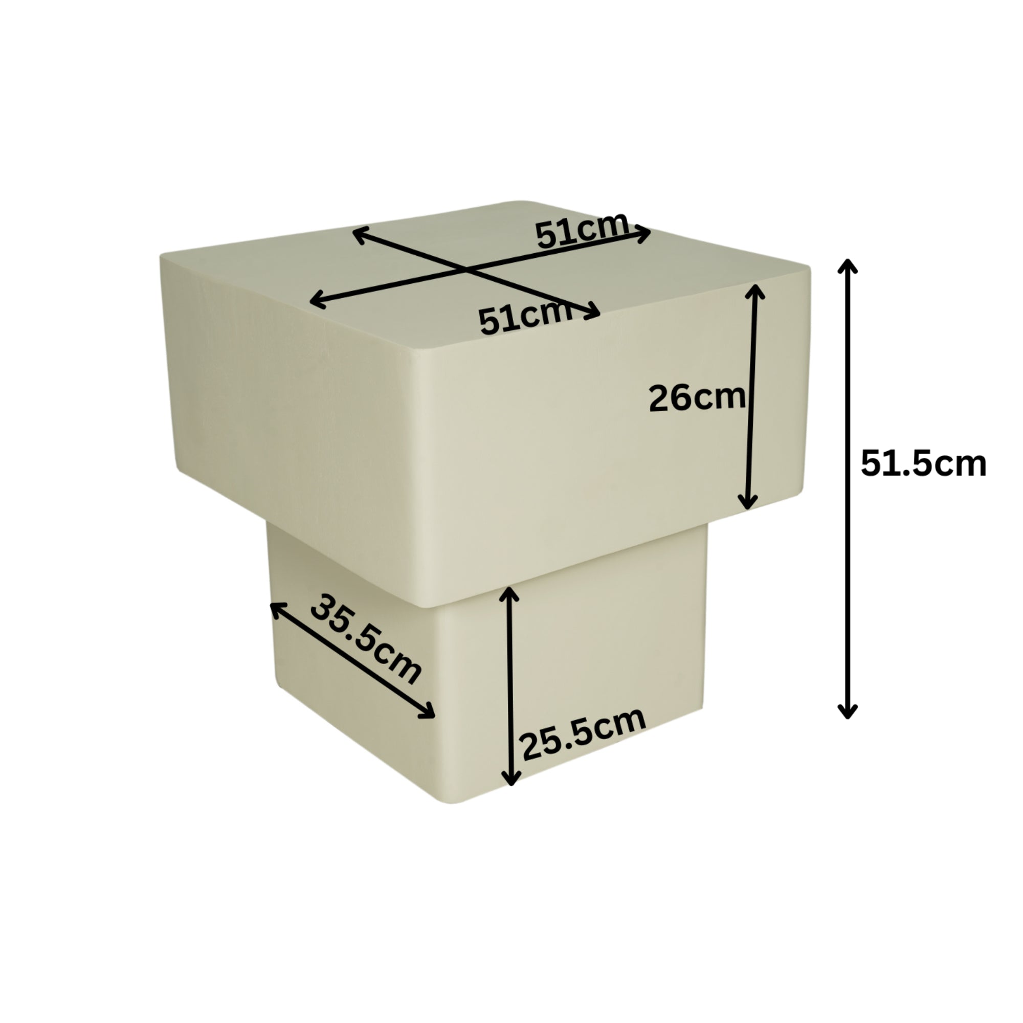 Salontafel Mabel | 90 cm