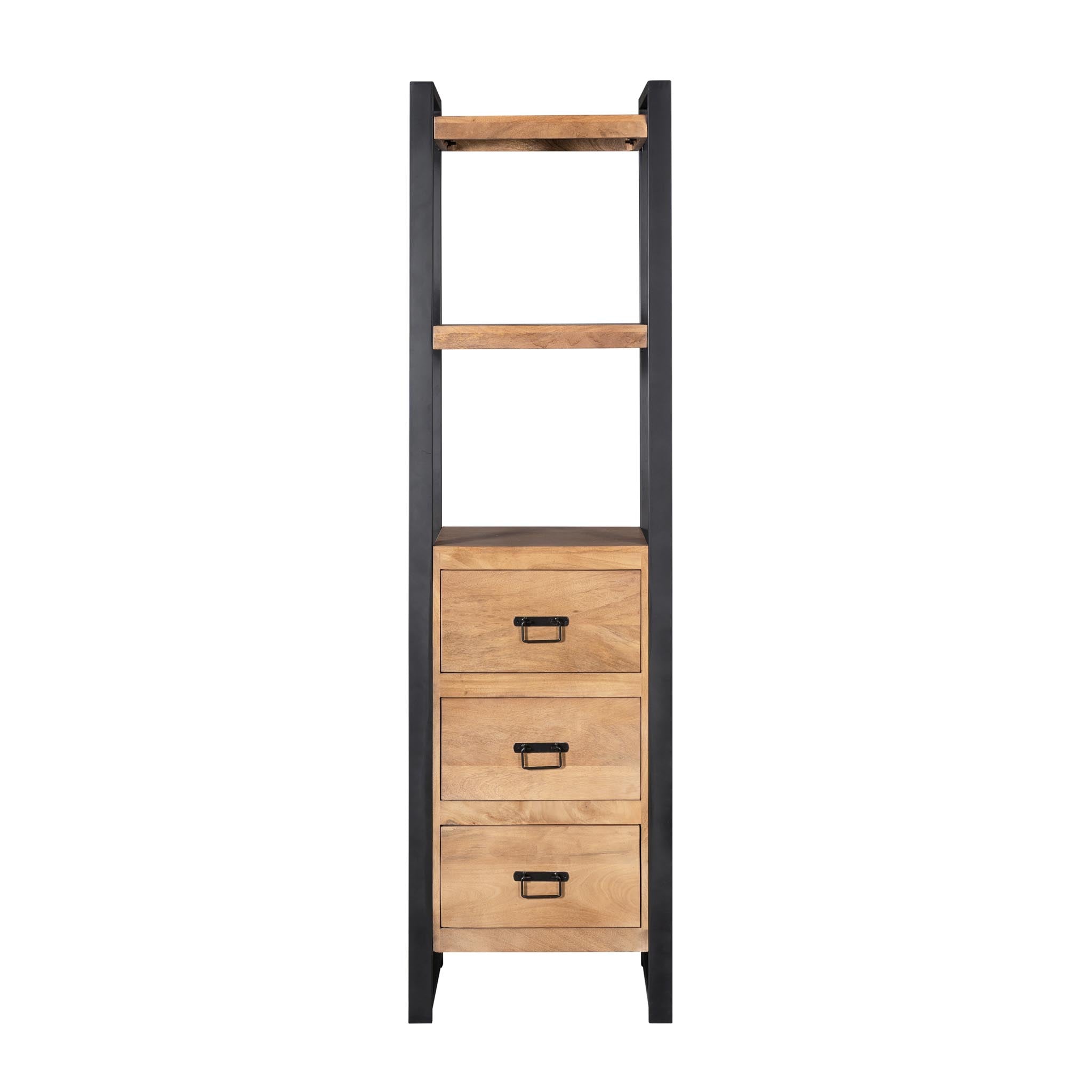 Boekenkast Britt | 55 cm | drie lades