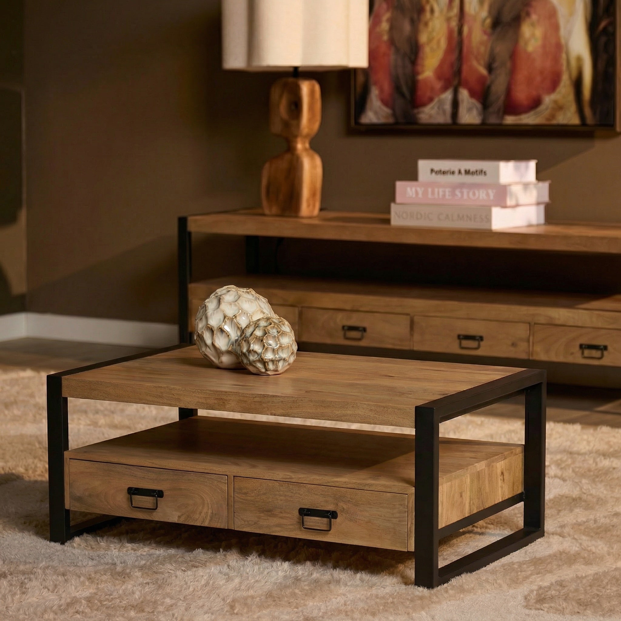 Salontafel Britt | 120 cm | vier lades