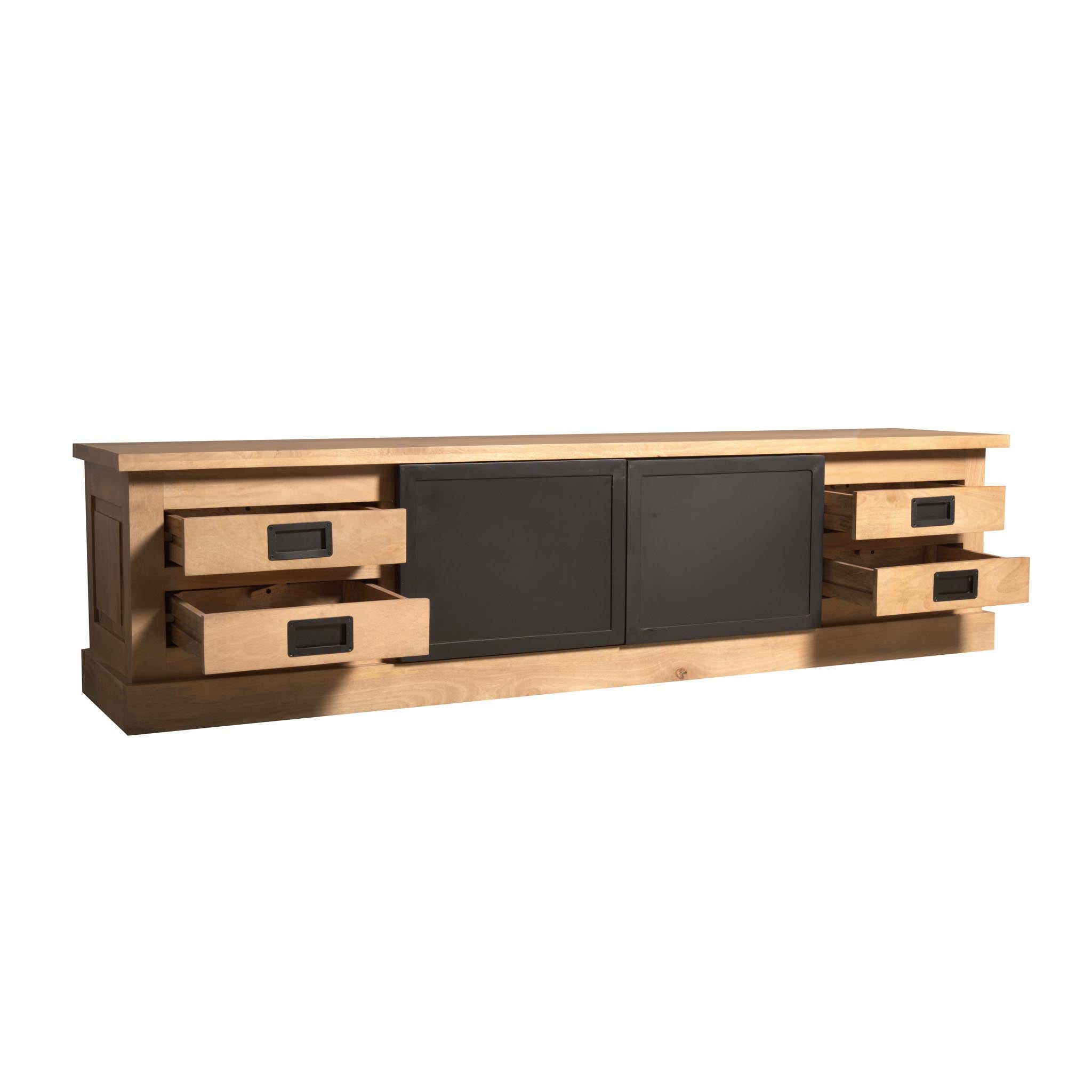 Tv meubel Noa Naturel Mangohout 200 cm