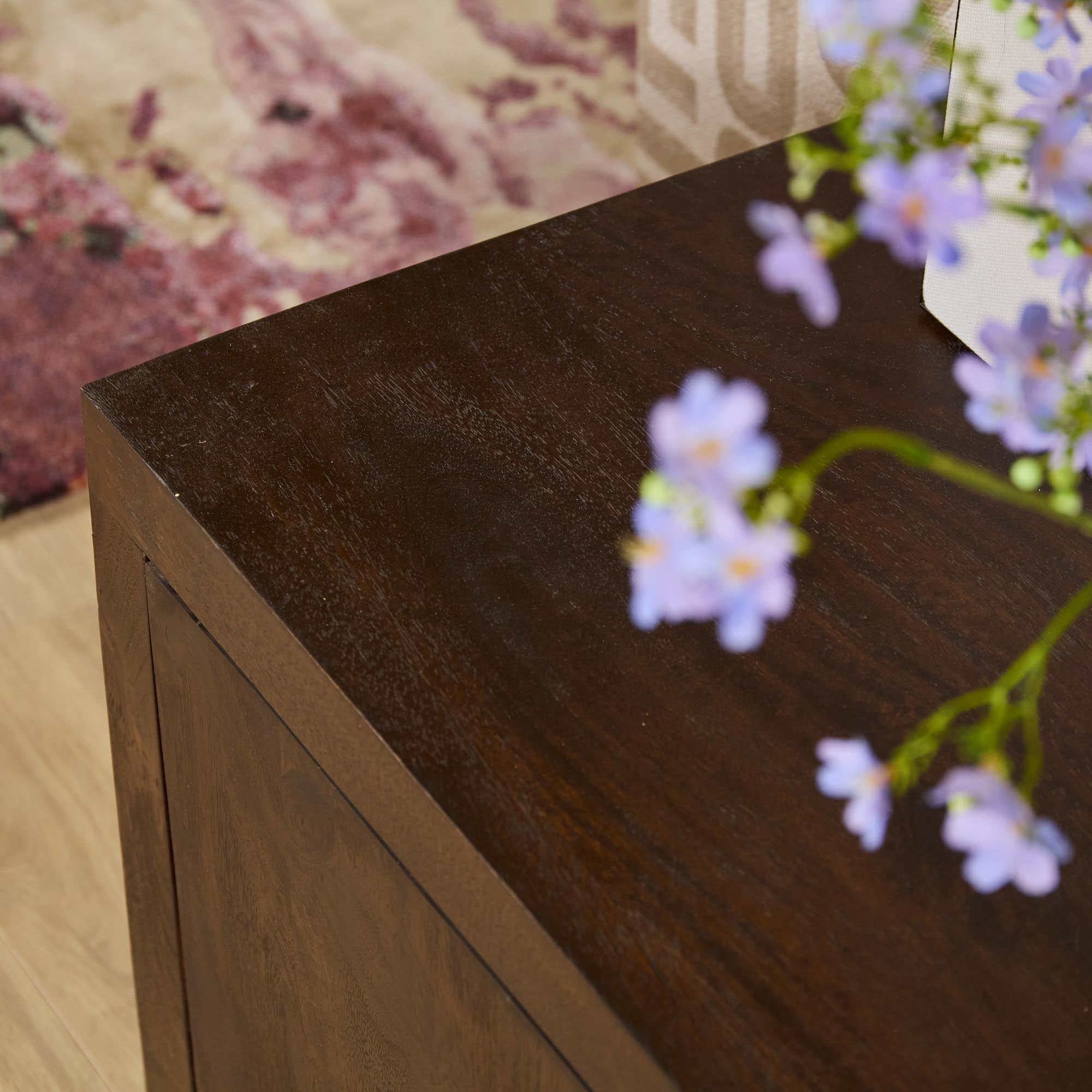 Tv meubel Brussel Bruin Mangohout 150 cm