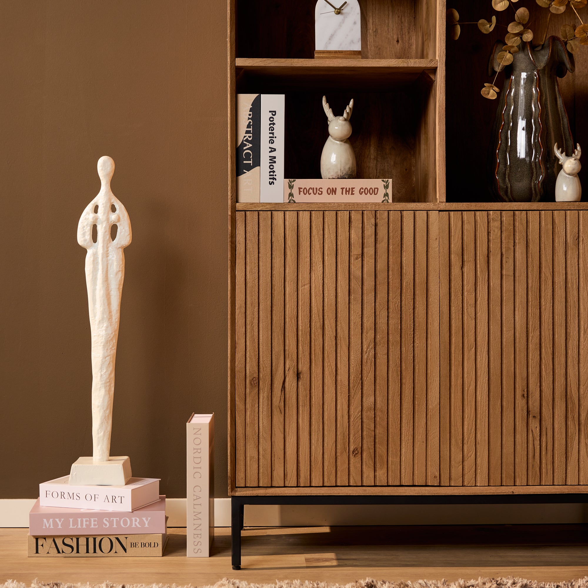 Vakkenkast Madison Natural | 90 cm