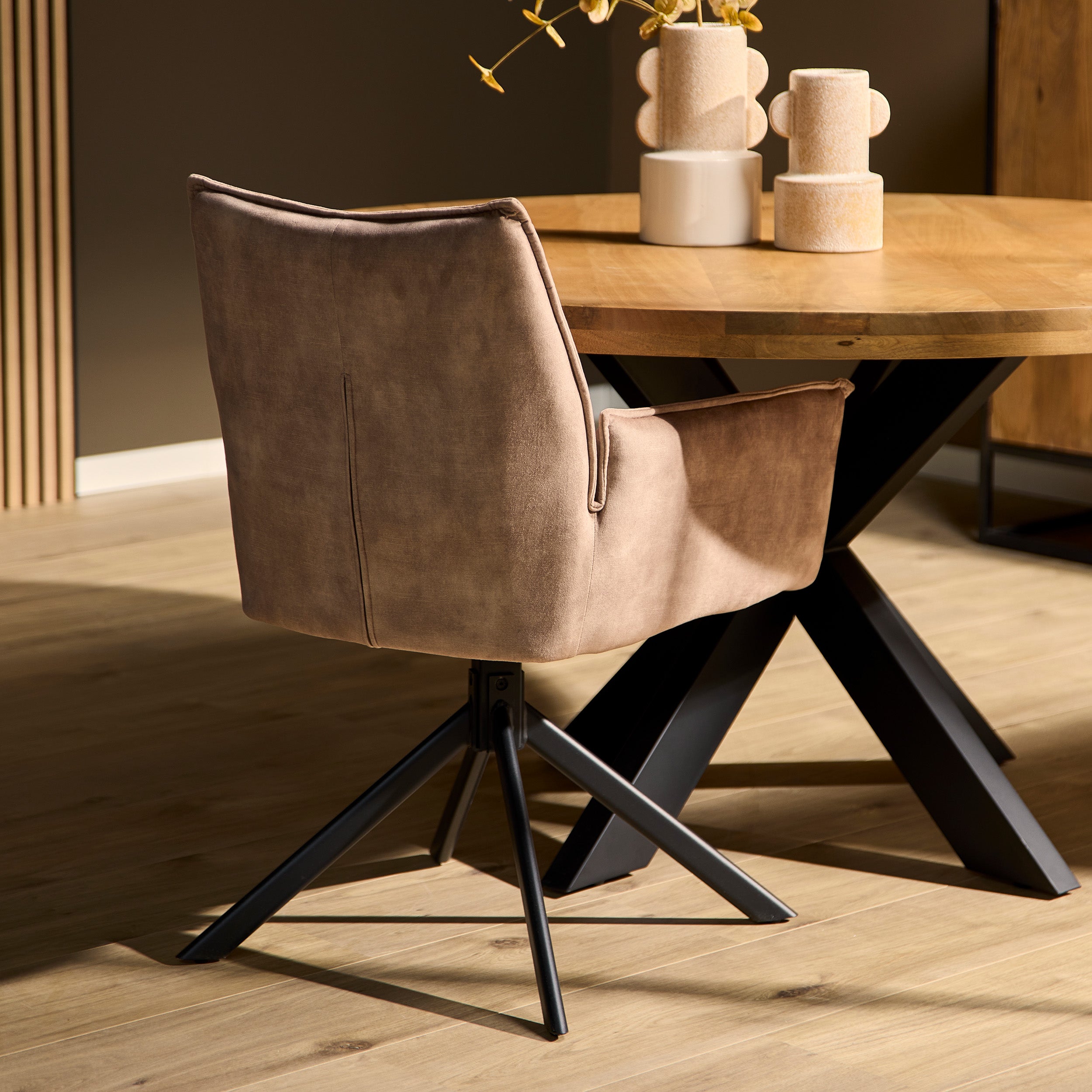 Eetkamerstoel Dani | Velvet Beige