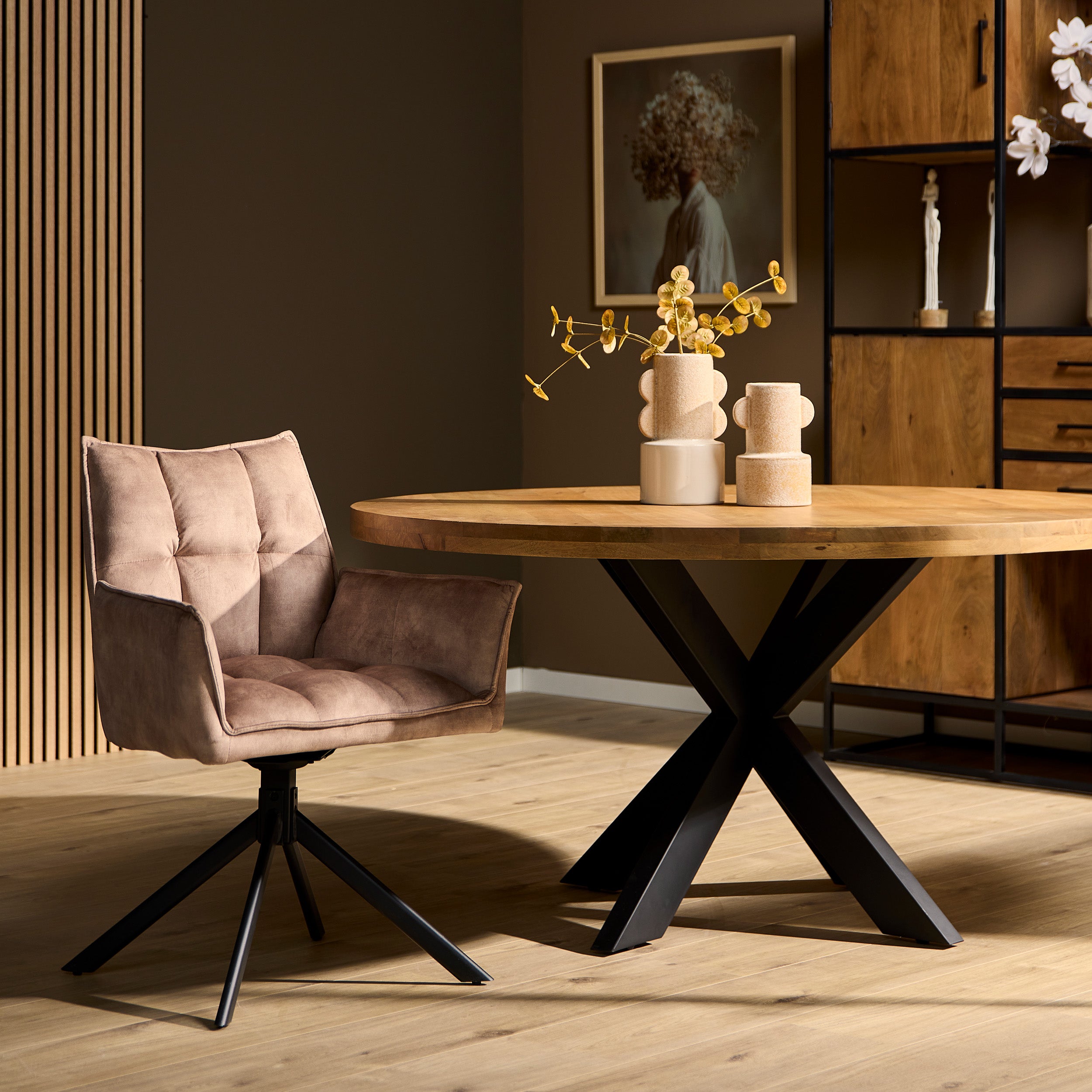 Eetkamerstoel Dani | Velvet Beige
