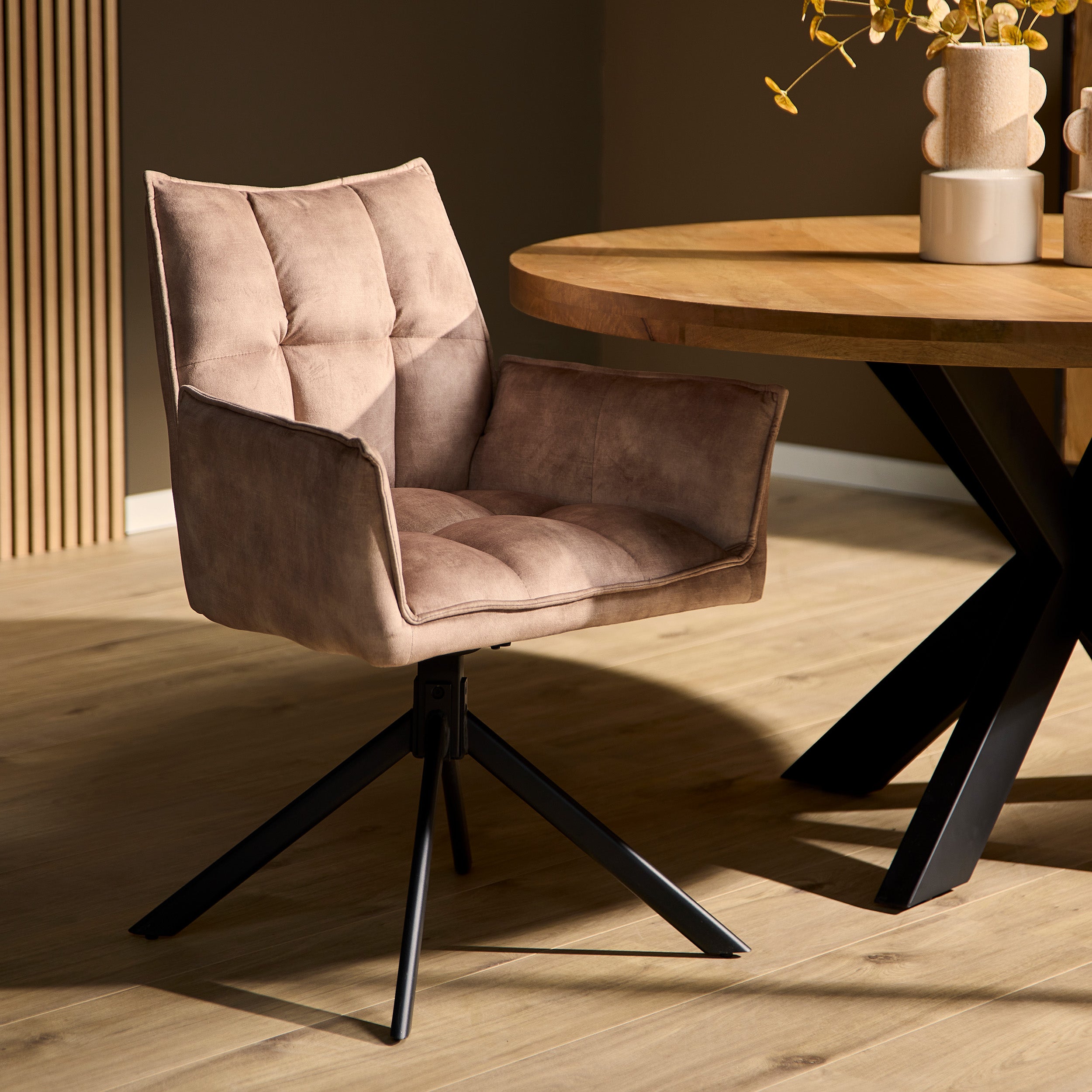 Eetkamerstoel Dani | Velvet Beige