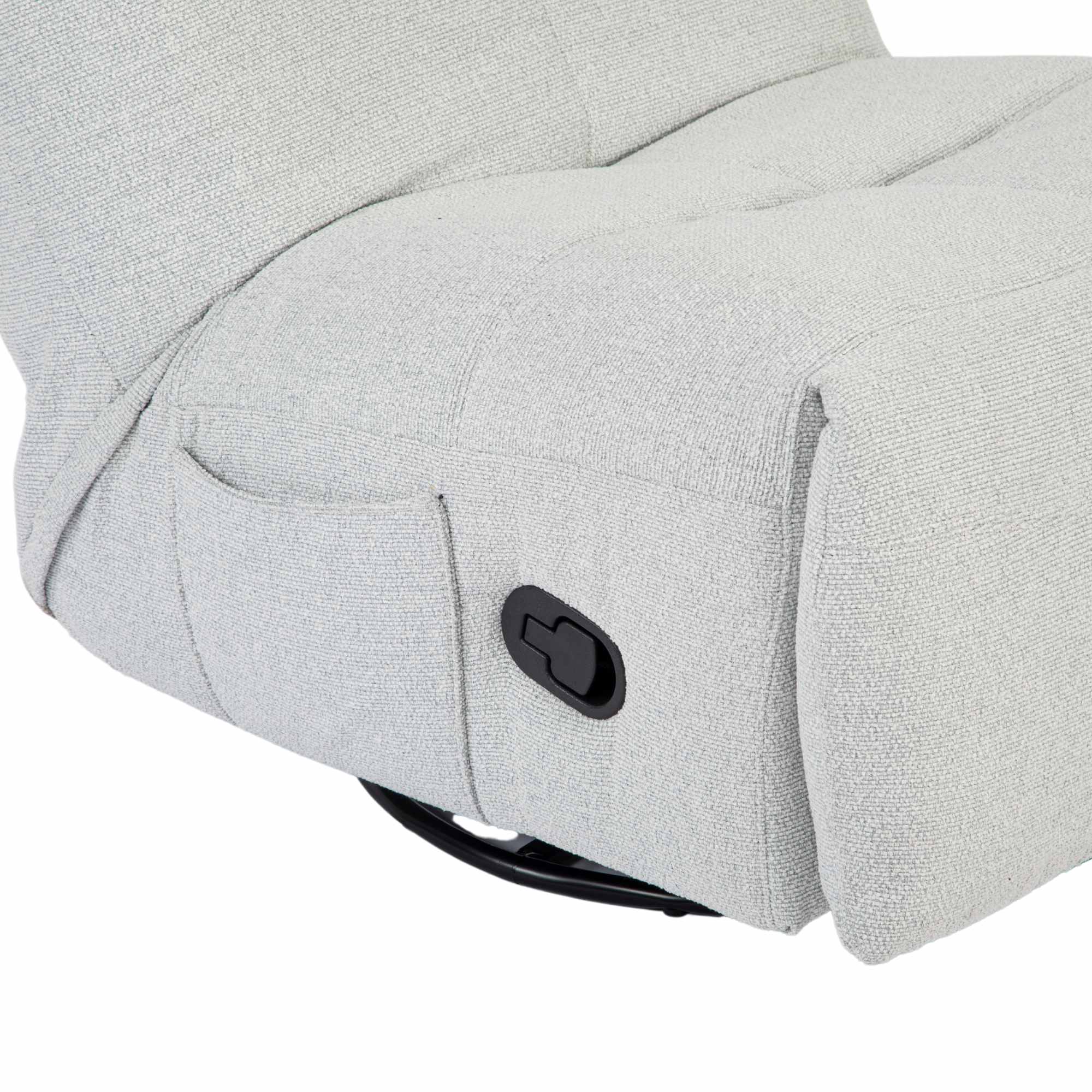 Relaxfauteuil Lazy | Lichtgrijs