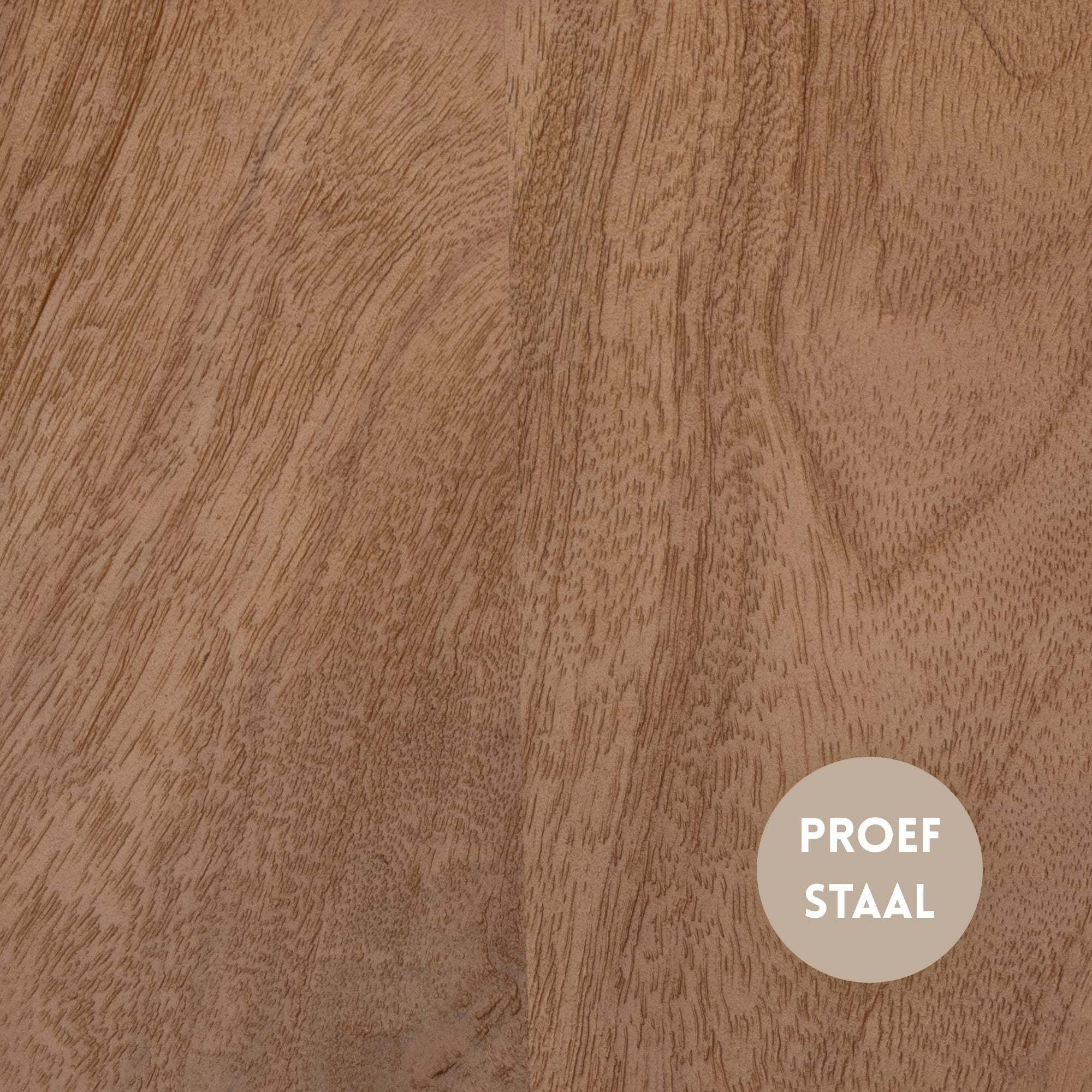 Proefstaal Mango Naturel Gezandstraald